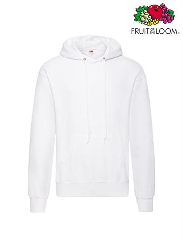 FELPA CAPPUCCIO CLASSIC UOMO BIANCO