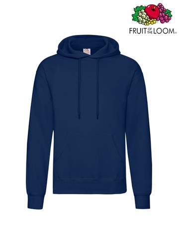 FELPA CAPPUCCIO CLASSIC UOMO BLU NAVY