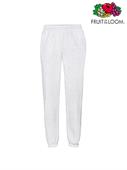 PANTALONI FELPATI UOMO BIANCO