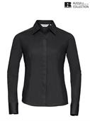 924F CAMICIA DONNA M/L POP. NERO