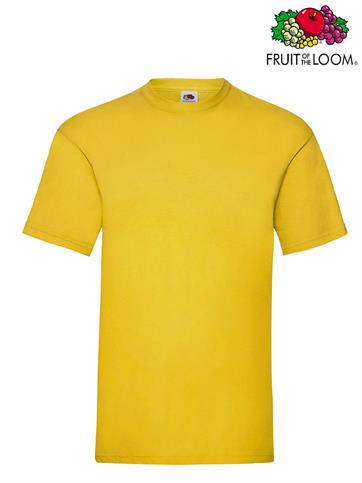 T-SHIRT VALUEWEIGHT GIROCOLLO UOMO M/C GIALLO GIRASOLE