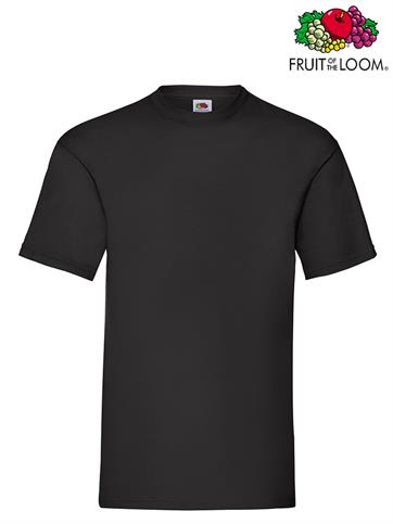 T-SHIRT VALUEWEIGHT GIROCOLLO UOMO M/C NERO