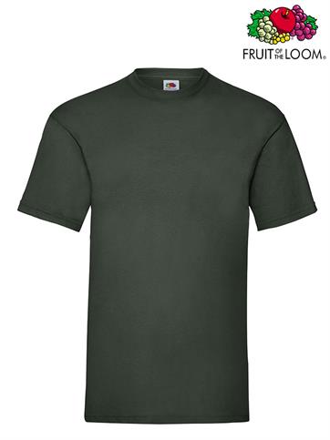 T-SHIRT VALUEWEIGHT UOMO M/C COTONE VERDE BOTTIGLIA