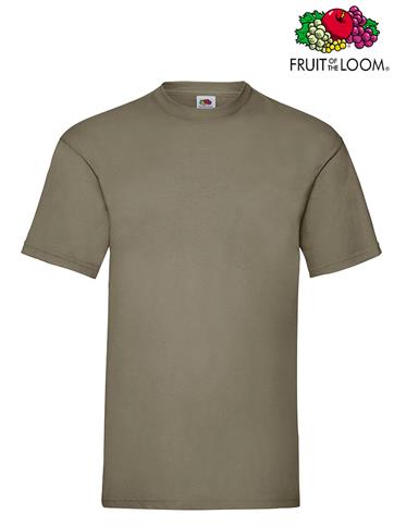 T-SHIRT VALUEWEIGHT GIROCOLLO UOMO M/C KHAKI