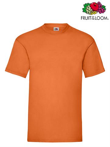 T-SHIRT VALUEWEIGHT GIROCOLLO UOMO M/C ARANCIO
