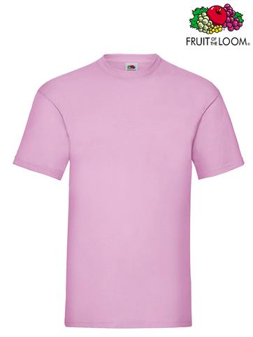 T-SHIRT VALUEWEIGHT GIROCOLLO UOMO M/C ROSA PASTELLO