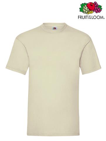 T-SHIRT VALUEWEIGHT GIROCOLLO UOMO M/C NATURALE