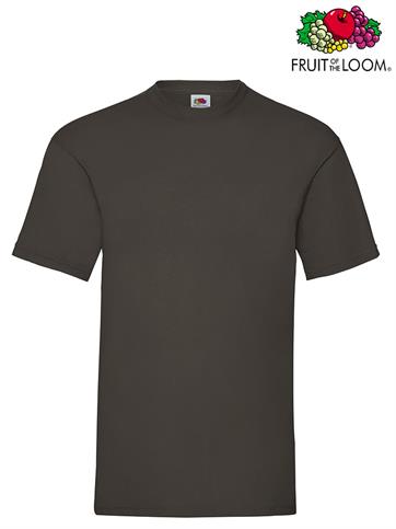 T-SHIRT VALUEWEIGHT GIROCOLLO UOMO M/C CIOCCOLATO