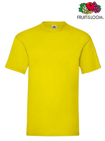 T-SHIRT VALUEWEIGHT GIROCOLLO UOMO M/C GIALLO