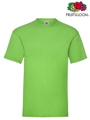 T-SHIRT VALUEWEIGHT GIROCOLLO UOMO M/C VERDE LIME