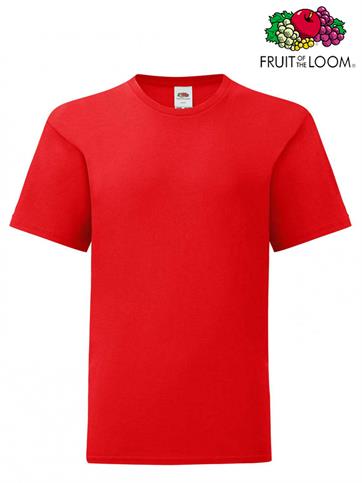 T-SHIRT BAMBINO ICONIC M/C ROSSO