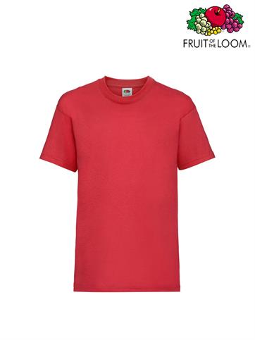 T-SHIRT BIMBO VALUEWEIGHT M/C ROSSO