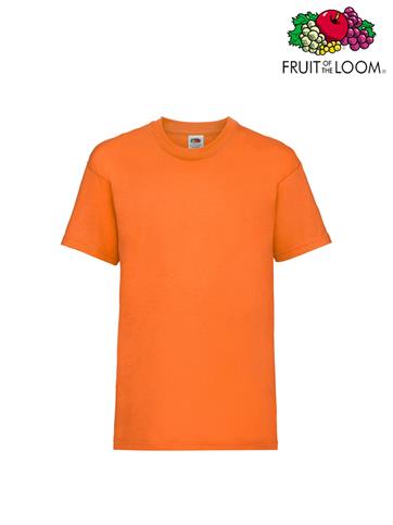 T-SHIRT BIMBO VALUEWEIGHT M/C ARANCIO