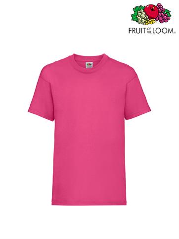 T-SHIRT BIMBO VALUEWEIGHT M/C FUCSIA