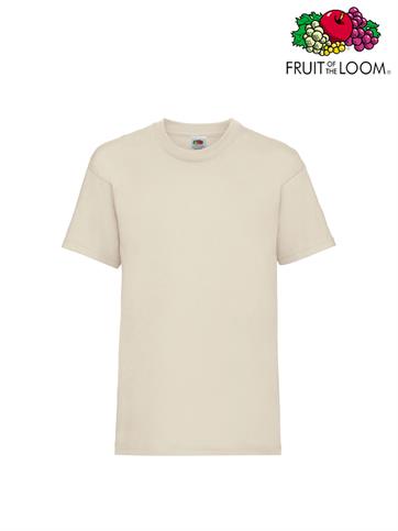 T-SHIRT BIMBO VALUEWEIGHT M/C NATURALE