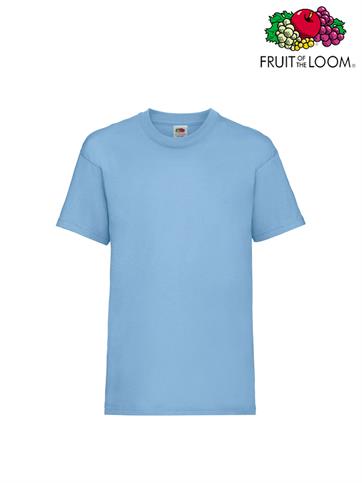 T-SHIRT BIMBO VALUEWEIGHT M/C BLU COBALTO