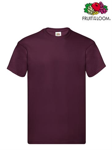 T-SHIRT ORIGINAL UOMO M/C BORDEAUX