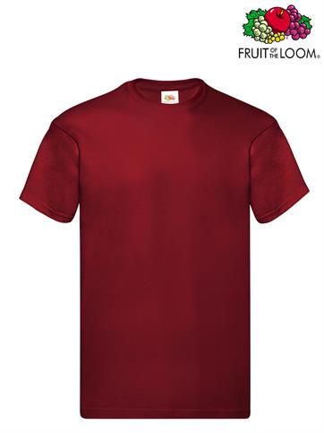 T-SHIRT ORIGINAL UOMO M/C ROSSO MATTONE
