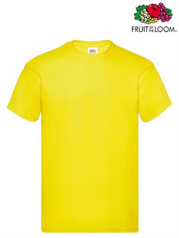T-SHIRT ORIGINAL UOMO M/C GIALLO