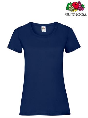 T-SHIRT VALUEWEIGHT GIROCOLLO DONNA M/C NAVY