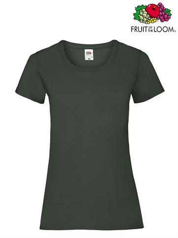 T-SHIRT VALUEWEIGHT GIROCOLLO DONNA M/C VERDE BOTTIGLIA