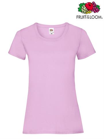T-SHIRT VALUEWEIGHT GIROCOLLO DONNA M/C ROSA PASTELLO