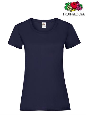 T-SHIRT VALUEWEIGHT GIROCOLLO DONNA M/C BLU NOTTE