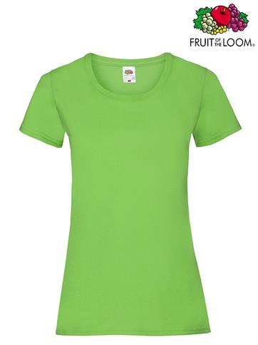 T-SHIRT VALUEWEIGHT GIROCOLLO DONNA M/C LIME