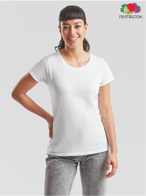 T-SHIRT ORIGINAL DONNA MANICA CORTA COTONE FRUIT OF THE LOOM