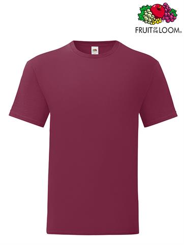 T-SHIRT UOMO ICONIC M/C BORDEAUX