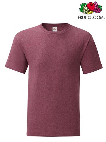 T-SHIRT UOMO ICONIC M/C VINTAGE BORDEAUX