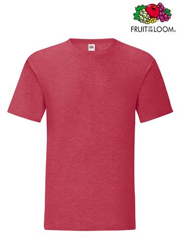 T-SHIRT UOMO ICONIC M/C VINTAGE ROSSO