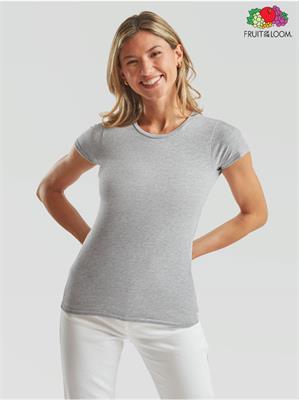 T-SHIRT ICONIC DONNA MANICA CORTA COTONE FRUIT OF THE LOOM