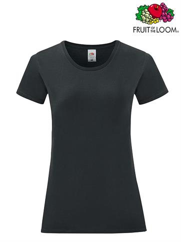 T-SHIRT DONNA ICONIC M/C NERO