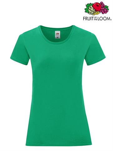 T-SHIRT DONNA ICONIC M/C VERDE PRATO