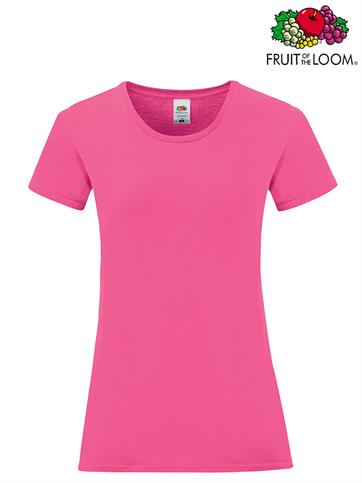 T-SHIRT DONNA ICONIC M/C FUCSIA