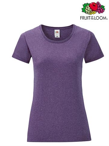 T-SHIRT DONNA ICONIC M/C VINTAGE PURPLE
