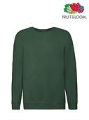 FELPA PREMIUM SET-IN BAMBINO GIROCOLLO VERDE BOTTIGLIA