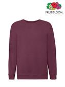 FELPA PREMIUM SET-IN BAMBINO GIROCOLLO BORDEAUX