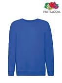 FELPA PREMIUM SET-IN BAMBINO GIROCOLLO ROYAL