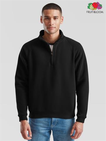 FELPA UOMO MEZZA ZIP PREMIUM 62032 FRUIT OF THE LOOM