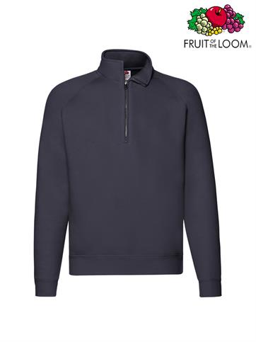 FELPA MEZZA ZIP PREMIUM UOMO 62032 BLU NOTTE