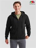 FELPA UOMO CAPPUCCIO E ZIP PREMIUM 62034 FRUIT OF THE LOOM