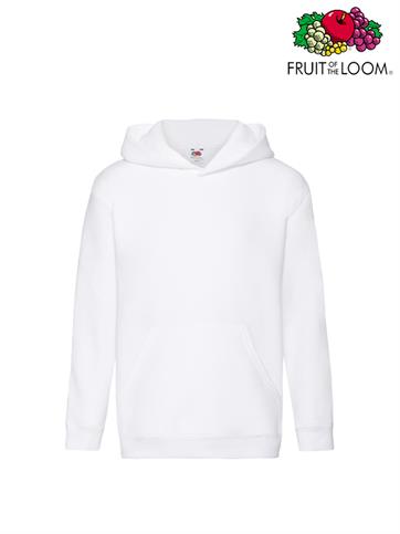 FELPA PREMIUM BAMBINO CON CAPPUCCIO 62037 BIANCO