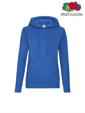 FELPA CAPPUCCIO DONNA SAGOMATA BLU ROYAL