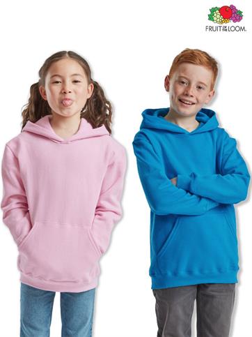 62043 FELPA BAMBINO CAPPUCCIO FRUIT OF THE LOOM