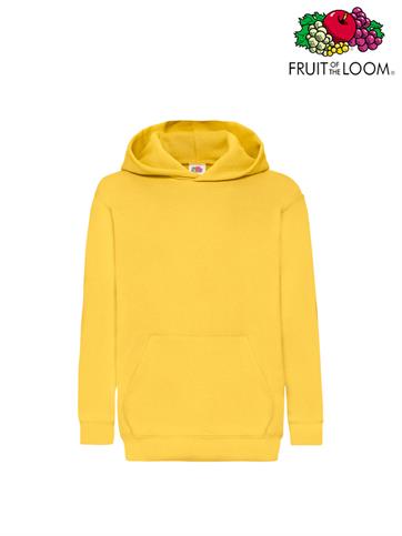 FELPA CAPPUCCIO CLASSIC BIMBO GIALLO GIRASOLE