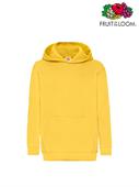 FELPA CAPPUCCIO CLASSIC BIMBO GIALLO GIRASOLE