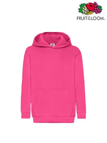 FELPA CAPPUCCIO CLASSIC BIMBO FUCSIA