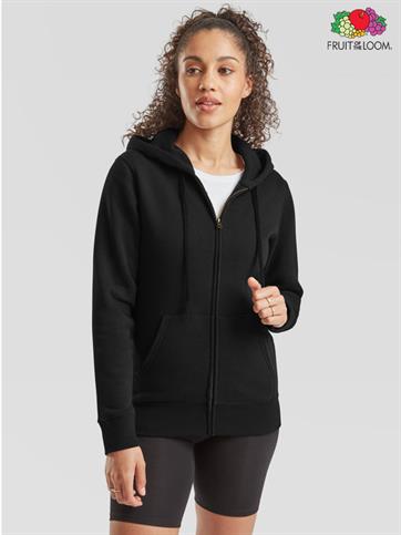 FELPA DONNA CAPPUCCIO E ZIP PREMIUM 62118 FRUIT OF THE LOOM
